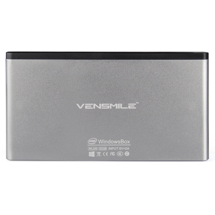 VENSMILE iPC002 Mini PC, Intel Bay Trail CR, Z3735F CPU, ROM: 32GB, RAM: 2GB, Support Windows 8.1, Bluetooth, WiFi(Silver)