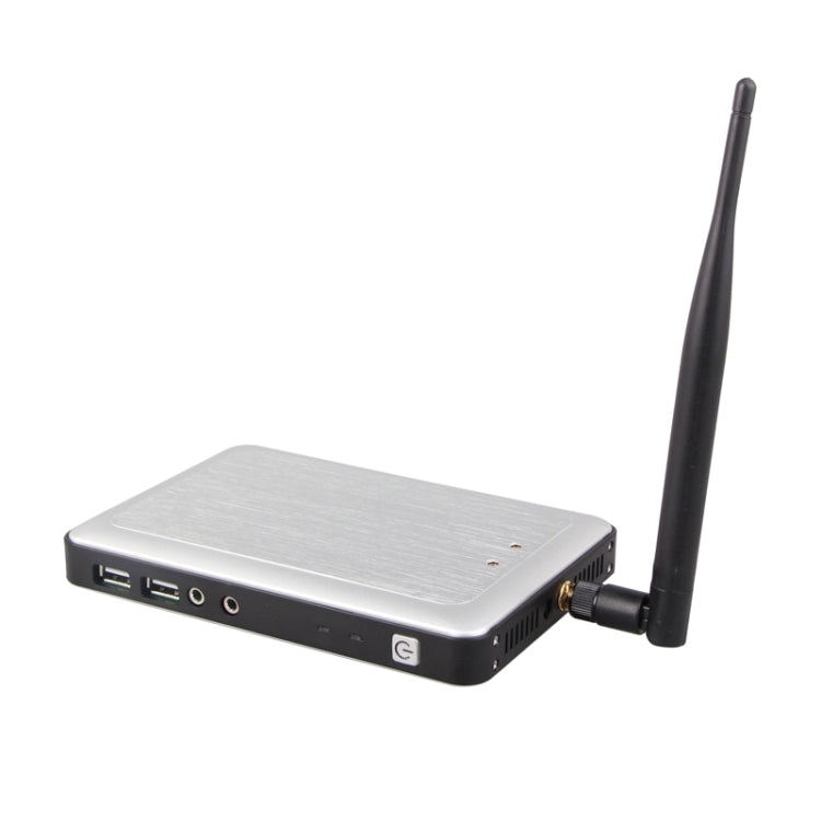 X5W Thin Client with WiFi Antenna, Cortex-A9 Quad-core 1.5GHz, 1G RAM, 8G Flash Memory, Embedded Linux Kernel, Support Online HD 720P Video Play(Silver)