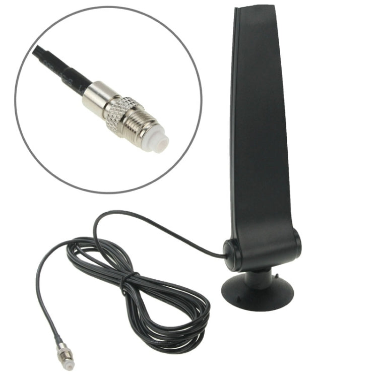 3G Wireless FME Antenna, Cable Length: 3m(Black)
