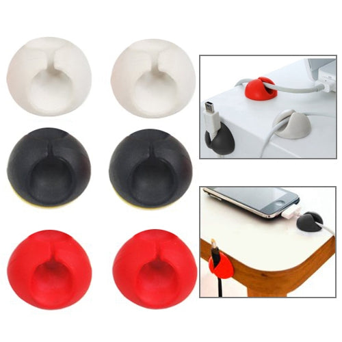 6x Multi-Purpose Cable Clips