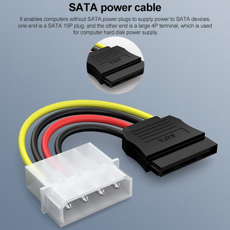 4 Pin IDE to Serial ATA SATA Power