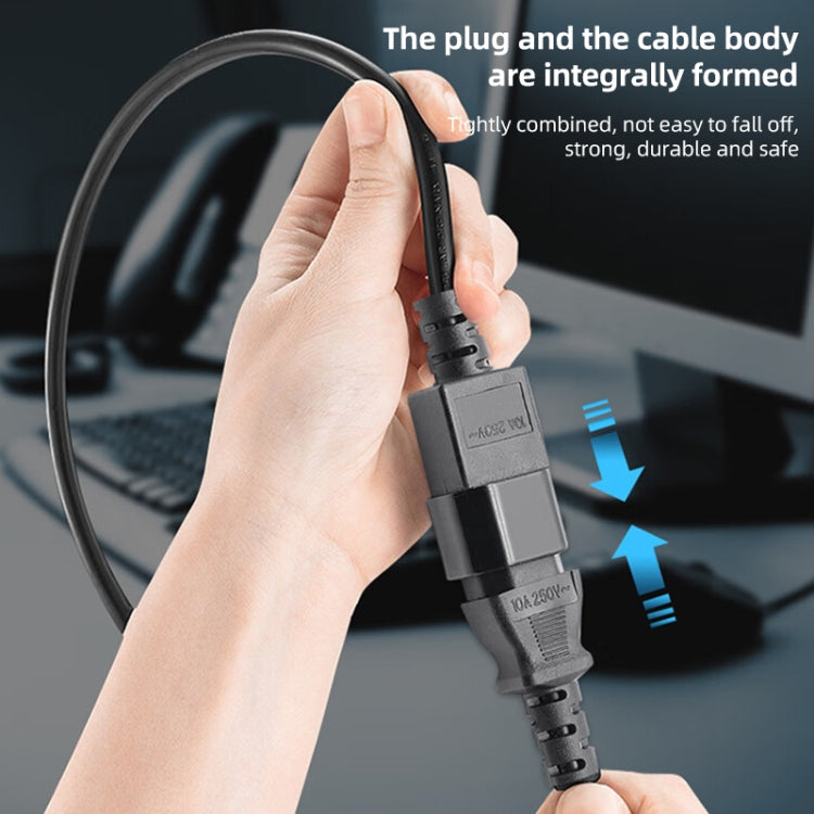 1.8m AC 3 Prong PC Power Extension Cord/Cable