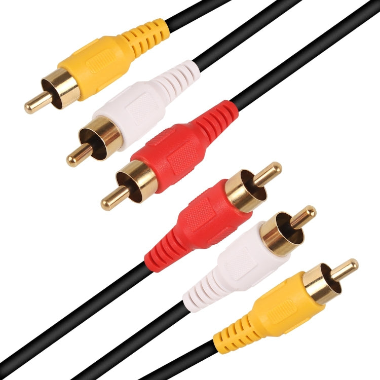 Normal Quality Audio Video Stereo RCA AV Cable, Length: 1.5m