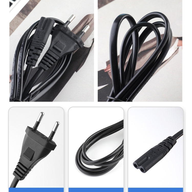 2 Prong Style EU Notebook Power Cord, Cable Length: 1.2m