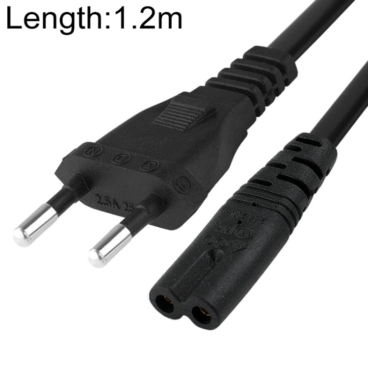 2 Prong Style EU Notebook Power Cord, Cable Length: 1.2m