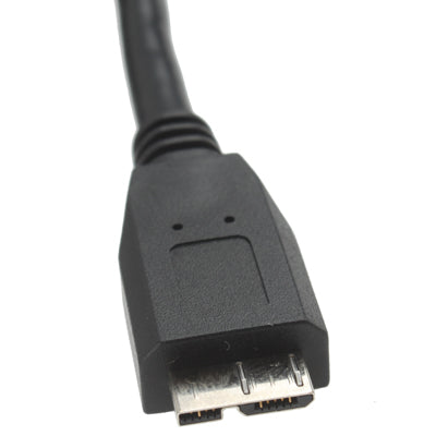 USB 3.0 AM to USB 3.0 Micro USB + USB 2.0 AM Cable, Length: 1