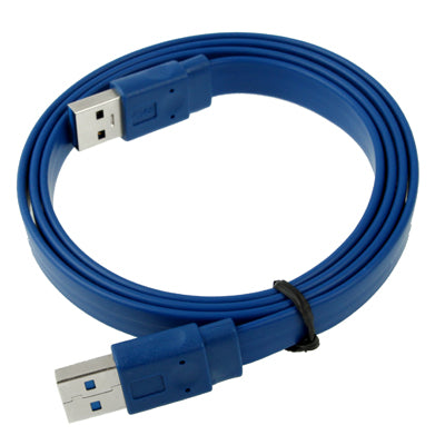 USB 3.0 A Male to A Male AM-AM Extension Flat Cable, Length: 1m