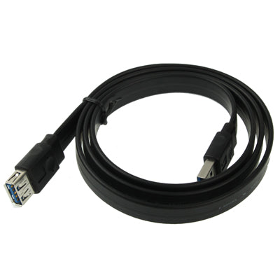 Noodle Style USB 3.0 AF to USB 3.0 AM Cable, Length: 1m