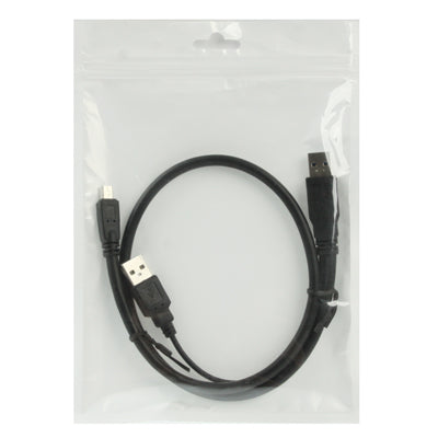 Mini 10pin USB 2.0 to USB 3.0 AM + USB 2.0 AM Cable, Length: 60cm