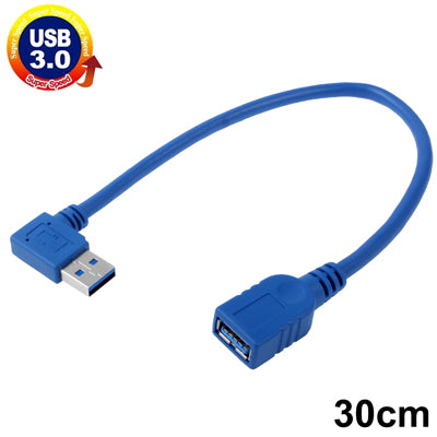 USB 3.0 AM to USB 3.0 AF Cable, Length: 30cm