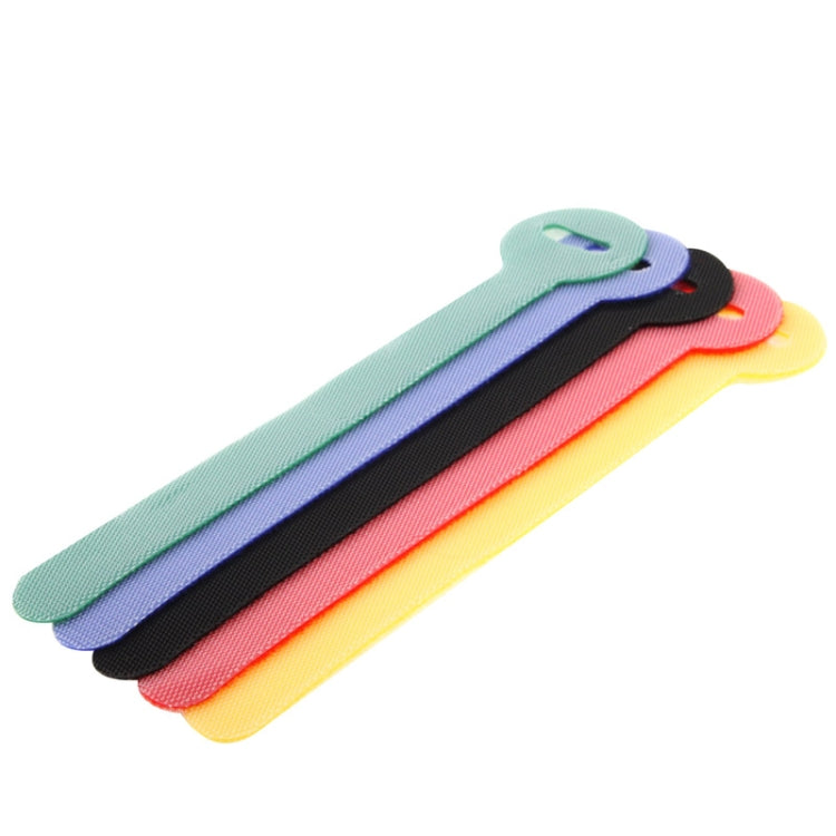 5 PCS Colorful Hook and Loop Fastener Computer Cable Ties