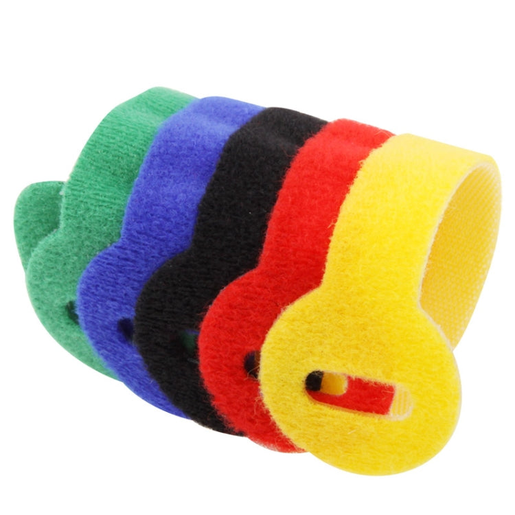 5 PCS Colorful Hook and Loop Fastener Computer Cable Ties
