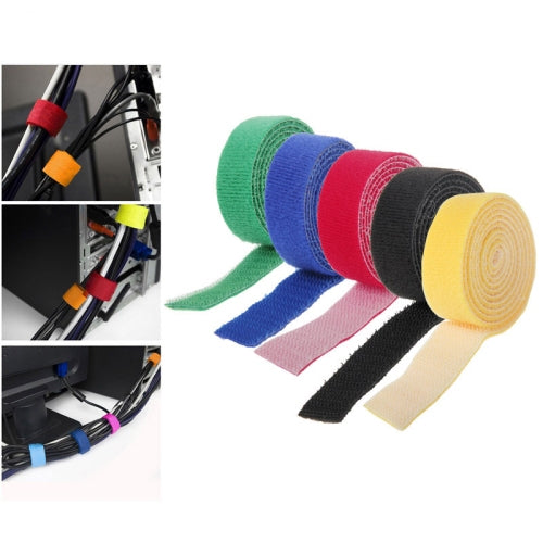 5 PCS Colors Multifunction Hook and Loop Fastener Computer Cable Ties