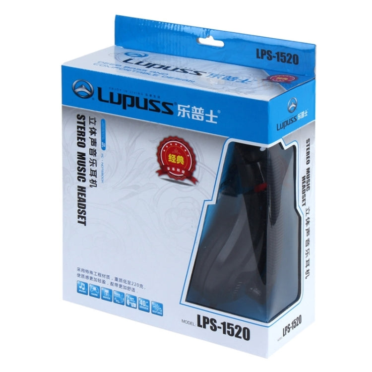 LUPUSS Universal Stereo Headset with Mic and Volume Control for Computer, Cable Length: about 2m