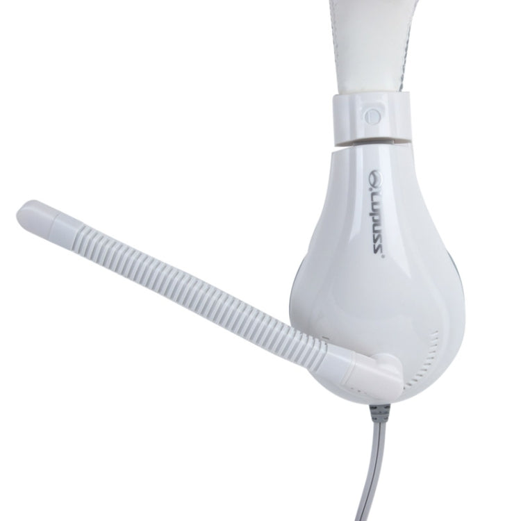 LUPUSS Universal Stereo Headset with Mic and Volume Control for Computer, Cable Length: about 2m