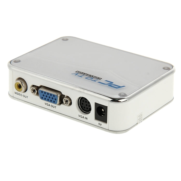 PC VGA to TV Converter S-Video & Video Switch Box, Support NTSC / PAL