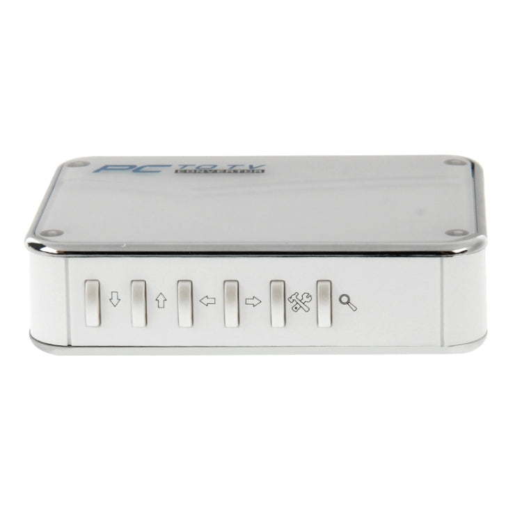 PC VGA to TV Converter S-Video & Video Switch Box, Support NTSC / PAL