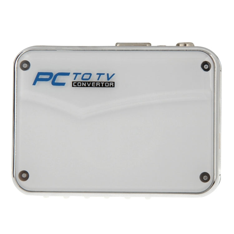 PC VGA to TV Converter S-Video & Video Switch Box, Support NTSC / PAL