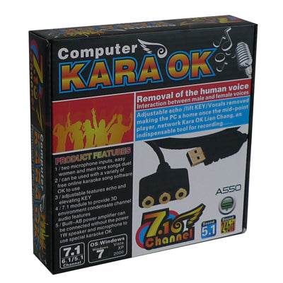 7.1 Channel Connecter cable between Computer and Kara Ok