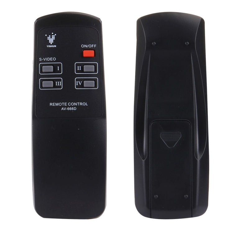 AV-666D Multi Box RCA AV Audio-Video Signal Switcher + 3 RCA Cable with Remote Control, 4 Group Input and 1 Group Output System(Black)