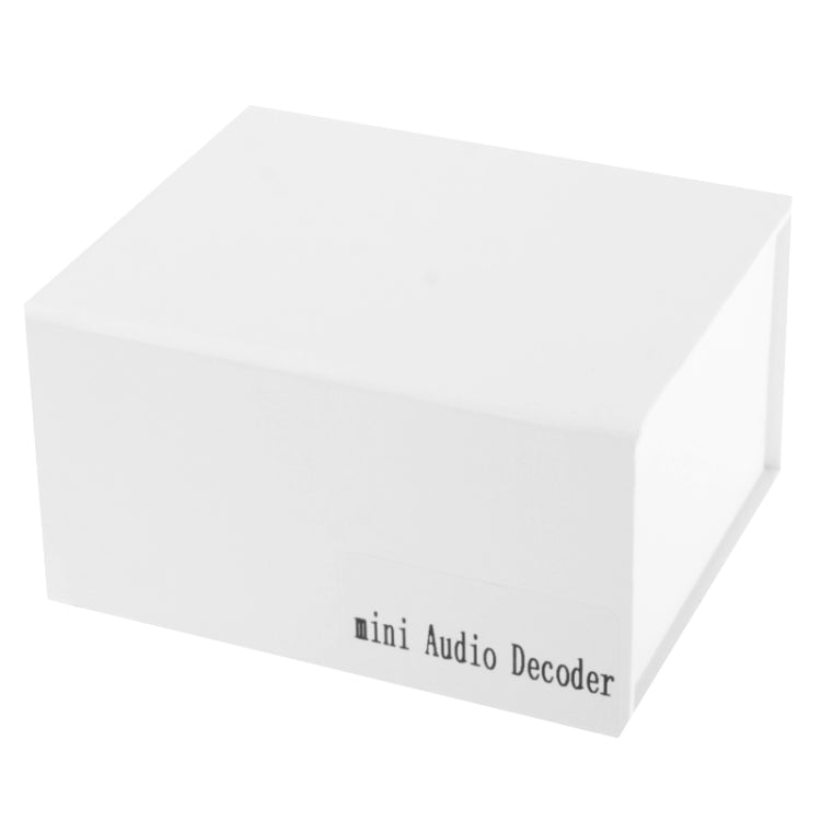 Digital to Analog Audio Converter / Mini Audio Decoder, Size: 72 x 55 x 20mm(White)