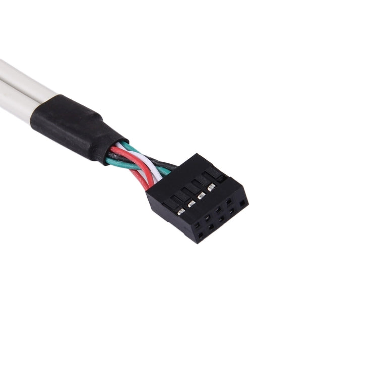 28cm Portable Dual USB 2.0 Plate Baffle Line Cable