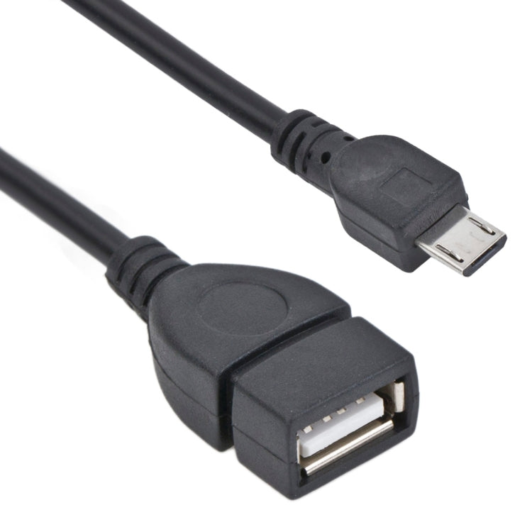 28cm USB 2.0 AF to Micro USB 5 Pin Male OTG Adapter Cable, For Galaxy S IV / i9500 / S III / i9300 /Note II / N7100 / i9220 / i9100 / i9082 / Nokia / LG / BlackBerry / HTC One X /Amazon Kindle / Sony Xperia etc