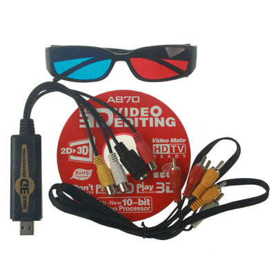 A870 Imax 3D Video Editing Tool with 3D Glasses , Support All 3D File Format