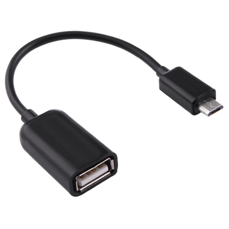 High Quality USB 2.0 AF to Micro USB 5 Pin Male Adapter Cable with OTG Function, Length: 15cm