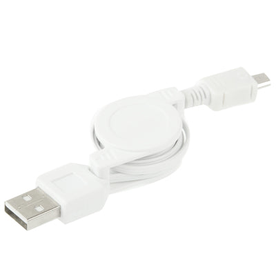 USB 2.0 to Micro USB Retractable Data Cable, Length: 10cm (Can be Extended to 75cm)