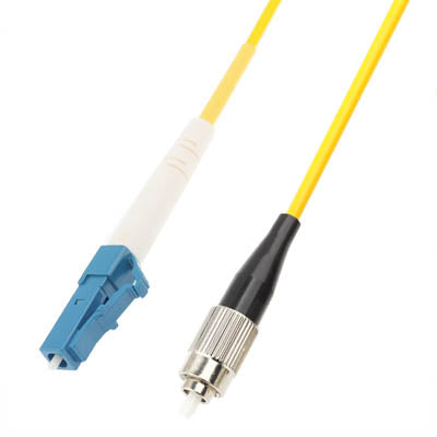 LC-FC Single-Core Single Mode Fiber Optic Jumper,Length: 3m
