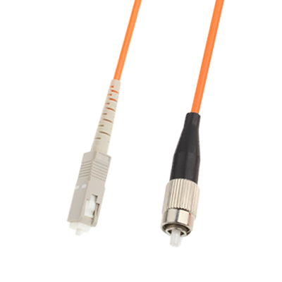 SC-FC Single-Core Multi Mode Fiber Optic Jumper,Length: 3m