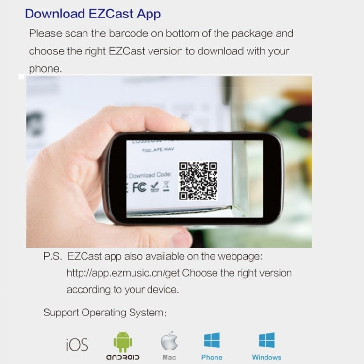 EZCast M7 Internet Radio Airplay DLNA(DMR) WiFi Music Streamer Audio Receiver, Support iOS / Android / Windows