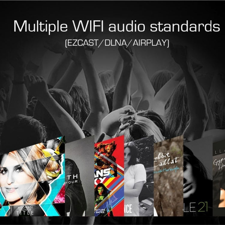 EZCast M7 Internet Radio Airplay DLNA(DMR) WiFi Music Streamer Audio Receiver, Support iOS / Android / Windows