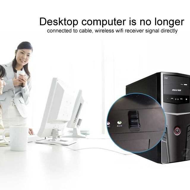 AC600 Mini 5GHz & 2.4GHz Dual Band 433Mbps & 150Mbps 802.11ac WiFi USB Network Adapter