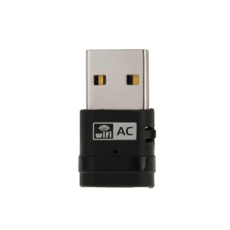 AC600 Mini 5GHz & 2.4GHz Dual Band 433Mbps & 150Mbps 802.11ac WiFi USB Network Adapter
