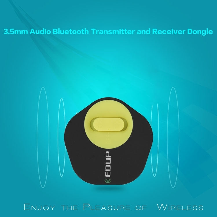 EDUP 2 in 1 Bluetooth V4.1+EDR 3.5mm Audio Receiver & Transmitter for Music and TV For iPhone, Samsung, HTC, Sony, Google, Huawei, Xiaomi and other Smartphones