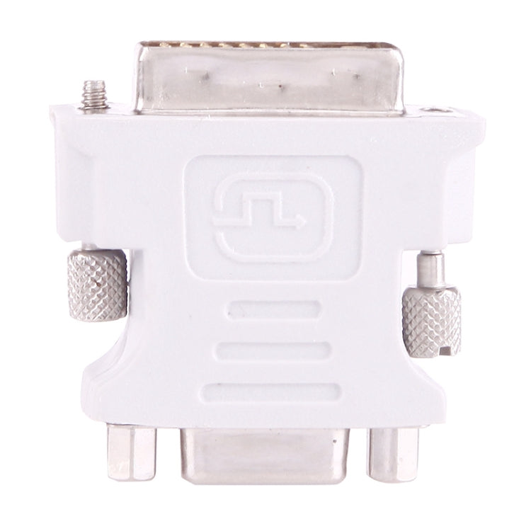 DVI-I Male Dual-Link 24 + 5 to 15 Pin VGA Female Video Monitor Adapter Converter(Grey)