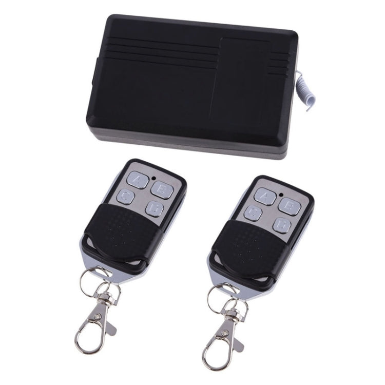 AC 220V 4CH Remote Switch Learning Code Receiver + 4 Buttons Remote Control 315MHz Transmitter