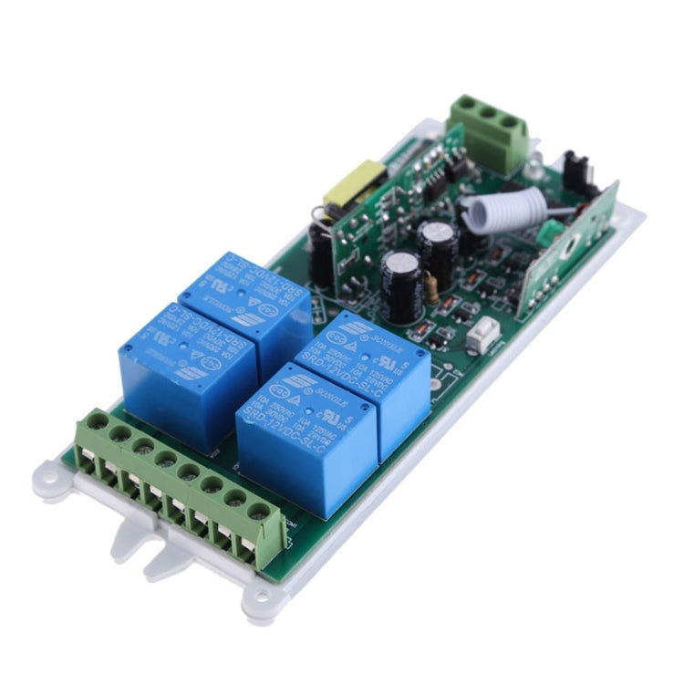 AC 85V-260V 4CH Remote Switch Learning Code Receiver + 4 Buttons Waterproof Remote Control 315MHz Transmitter