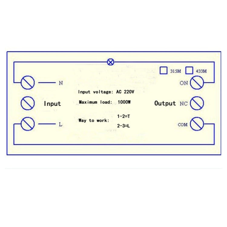 AC 220V 1CH Wireless Remote Control Receiver x 4 + 2 Buttons Remote Control RF Wireless Transceiver x 2