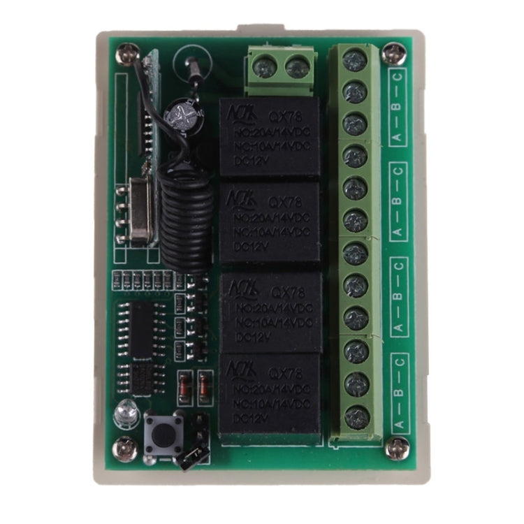 DC 12V 4CH RF Wireless Remote Control Radio Switch Transmitter Receiver