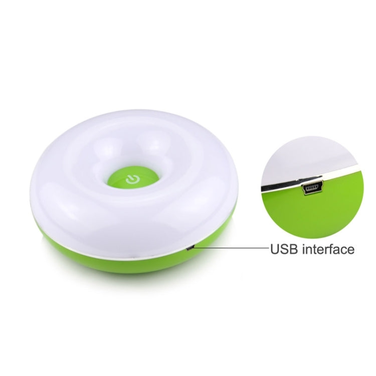 USB Touch LED Donuts Lamp, Energy Saving Eco-friendly(Green)
