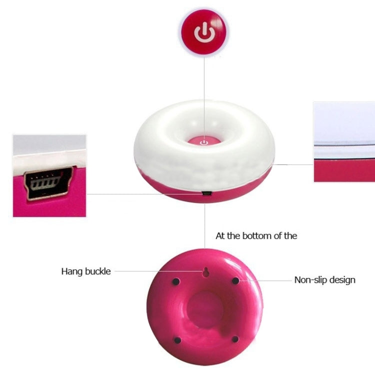 USB Touch LED Donuts Lamp, Energy Saving Eco-friendly(Green)