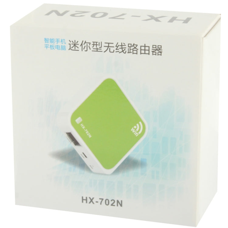 HX-702N 150Mbps Mini Wireless Router, Size: 58 (L) x 58 (W) x 18mm (H),