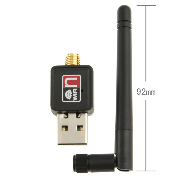 Unlimited Long Distance Mini USB 2.0 Wireless 802.11n Adapter, 150Mbps, Length 9cm