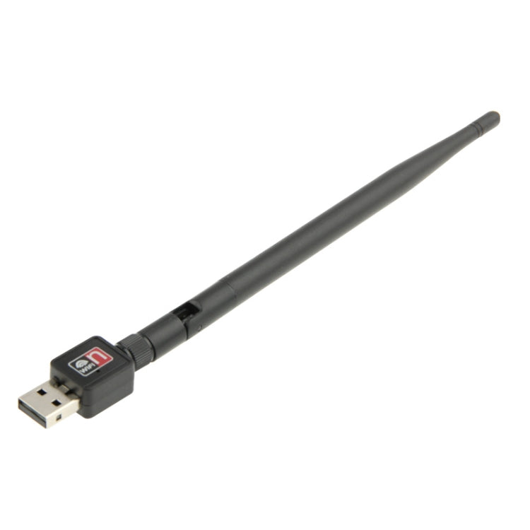 Unlimited Long Distance Mini USB 2.0 Wireless 802.11n Adapter, 150Mbps, Length 15cm