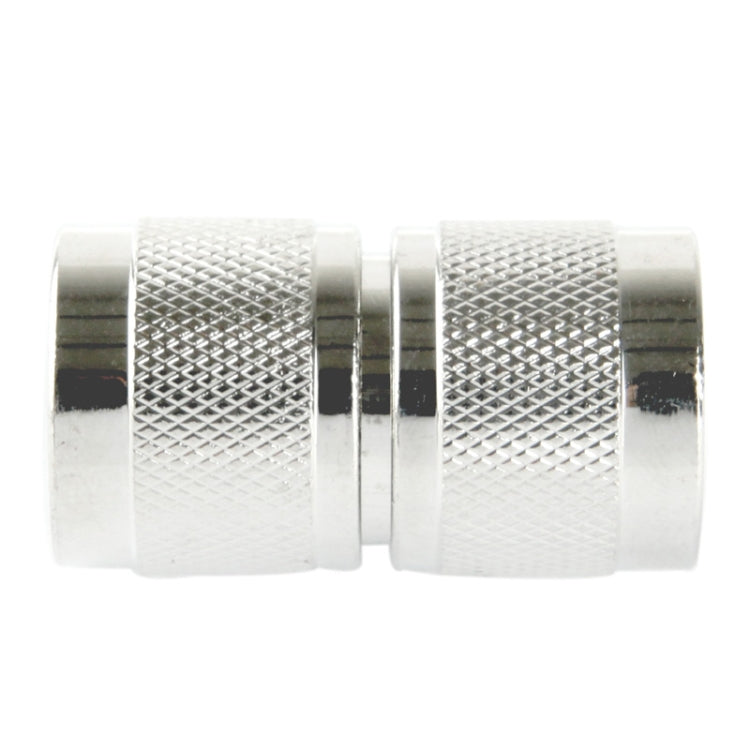 N-JJ to N-JJ Adapter / N Male Double Pass (N-JJ)(Silver)