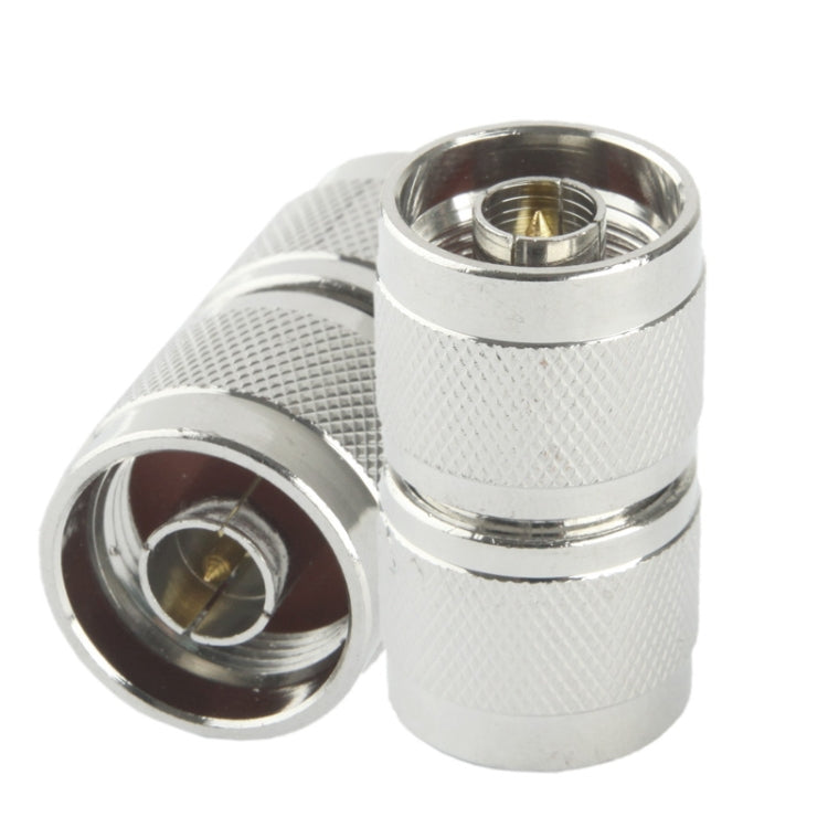 N-JJ to N-JJ Adapter / N Male Double Pass (N-JJ)(Silver)