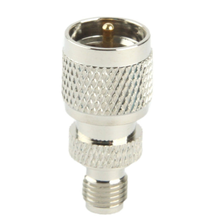 Coaxial SMA Female to Mini UHF Male Adapter(Silver)